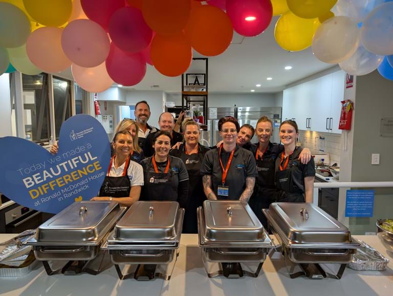 Rmhc Cooking APG Volunteers Cook Dinner for Families at RMHC Sydney